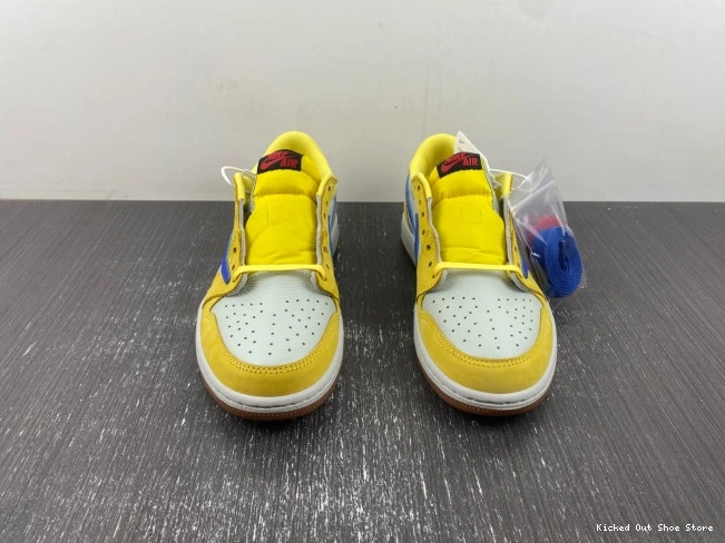 Kick Theory Low Travis x Air Scott Canary OG 1 DZ4137-700 Jordan 0816